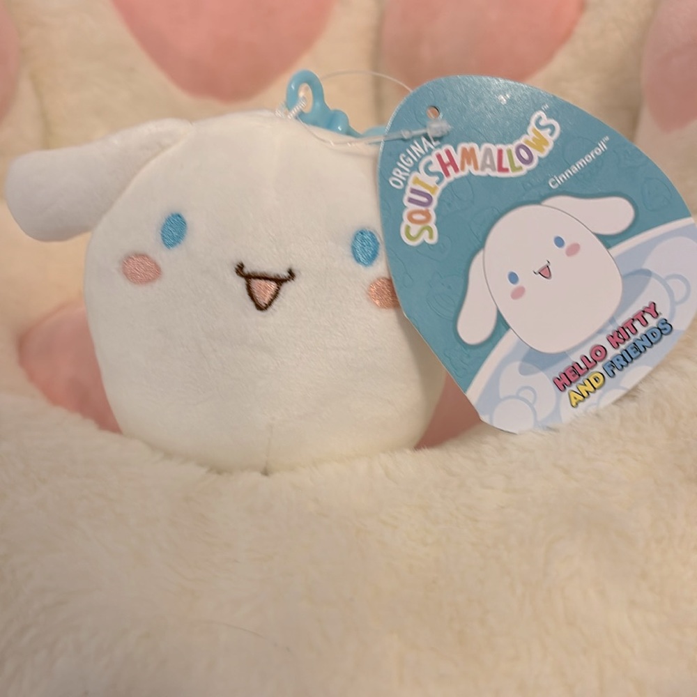 Squishmallows Cinnamoroll Clip 3.5” Squishmallow